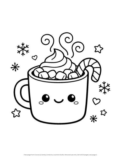 Free page from Cocoa & Candy Canes