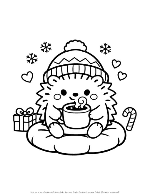 Free page from Scarves & Snowballs