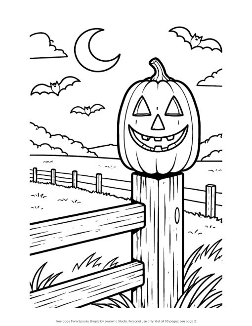 Free page from Spooky Simple